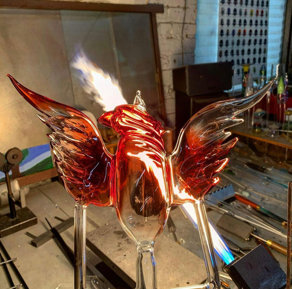 Cha Glass Phoenix Pipe